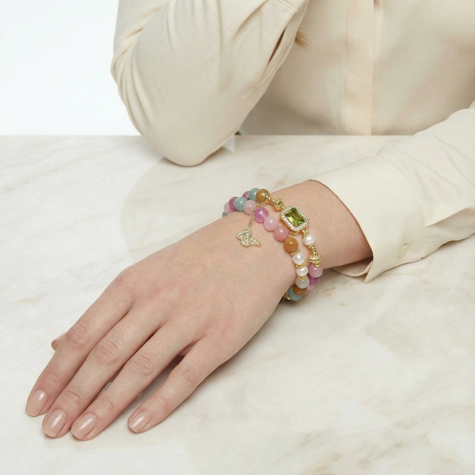 Rainbow Flutter Bracelet