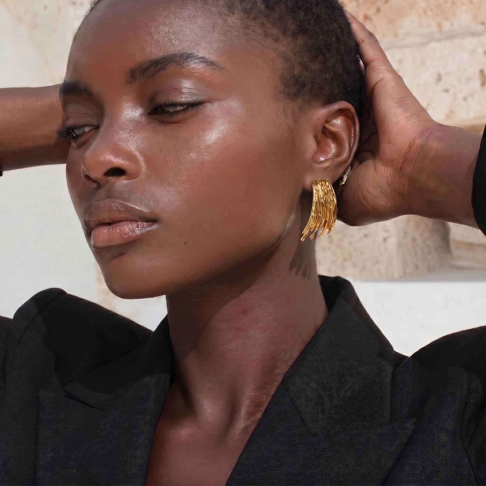 Liquid Flow Statement Earrings