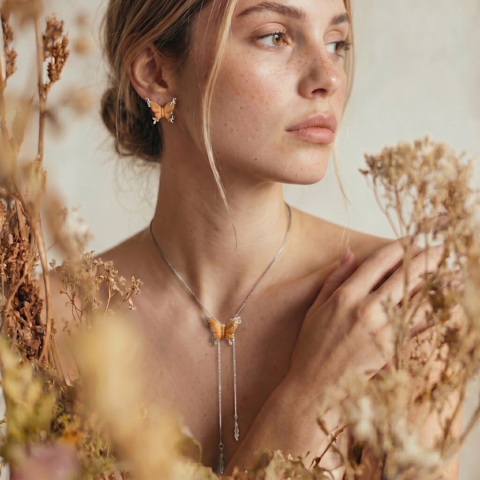 Metamorphosis Wing Earrings